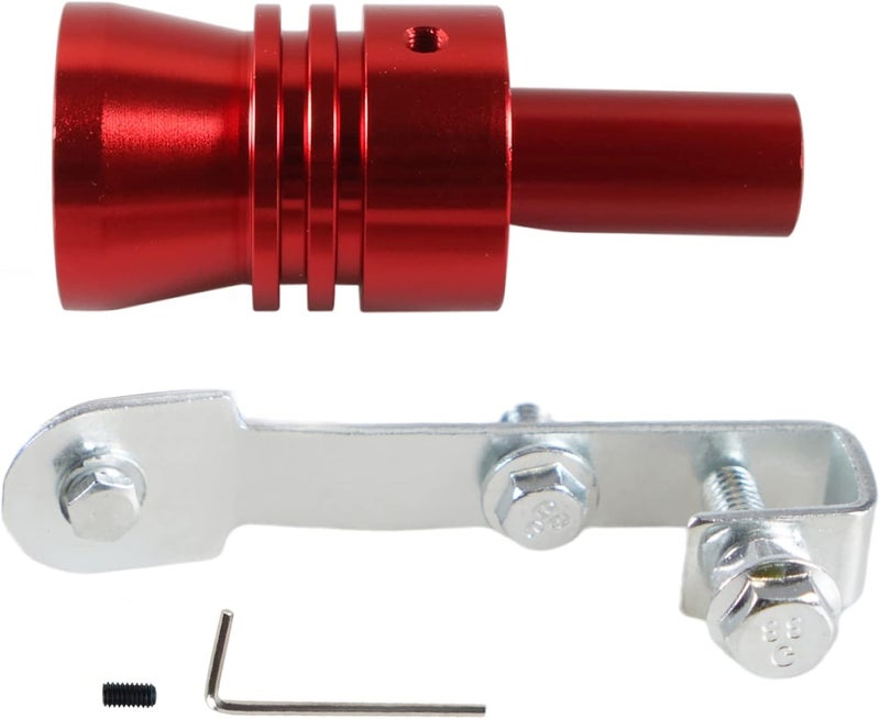 YESHMA Universal Red Universal Turbo Sound Whistle Muffler Pipe Sounder Simulator Tailpipe Noise Sound Enhancer Compatible with Motorcycle, Truck, Cars, Dirt Bike and Scooter(XL 1 Pack) - Image 2